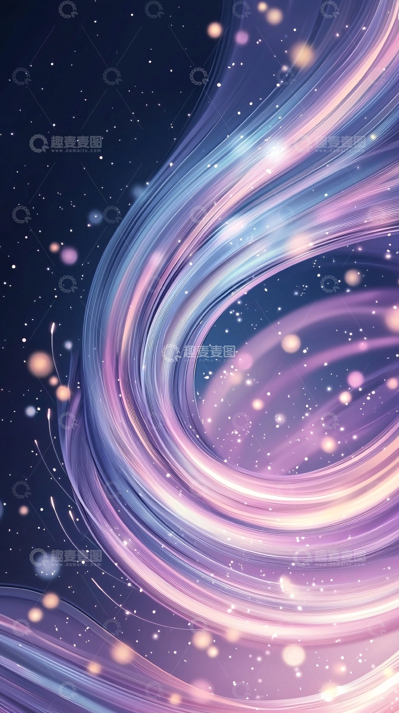 高清大图下载【趣麦麦图】抽象渐变光束