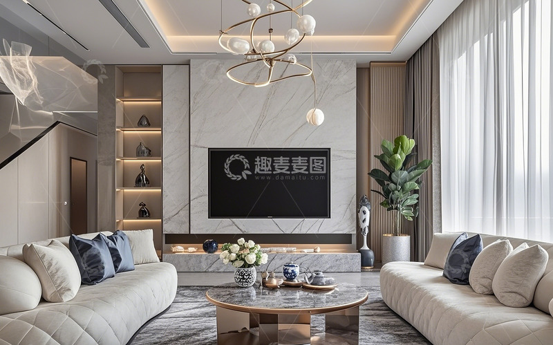 高清大图下载【趣麦麦图】现代客厅80