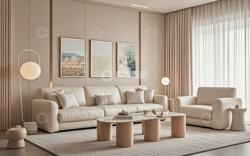 高清大图下载【趣麦麦图】现代客厅73