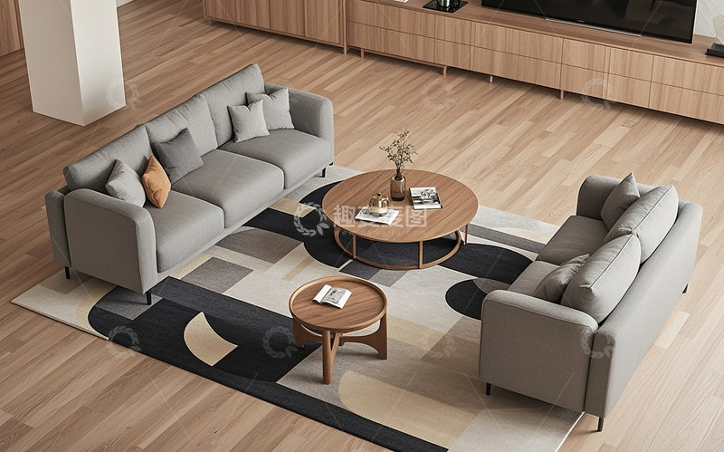 高清大图下载【趣麦麦图】现代客厅71