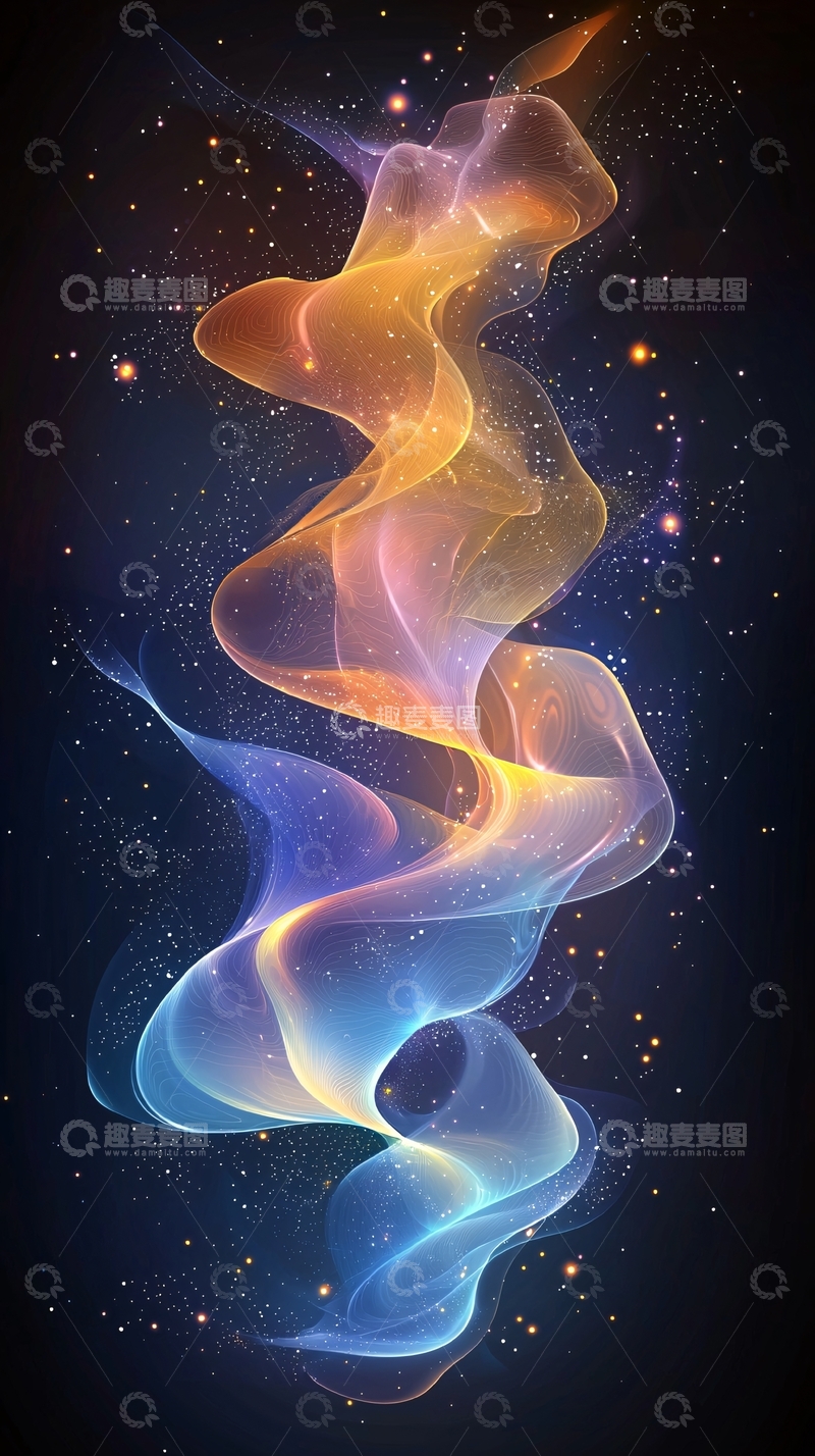 高清大图下载【趣麦麦图】彩色光晕背景