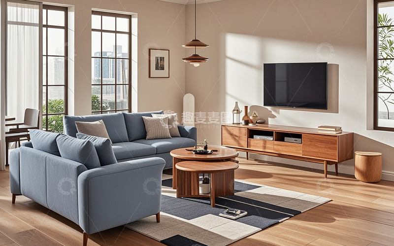 高清大图下载【趣麦麦图】现代客厅61