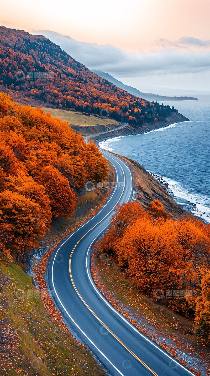 高清大图下载【趣麦麦图】蜿蜒海岸公路