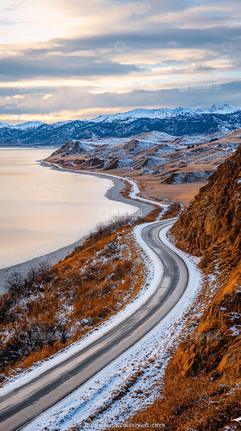 高清大图下载【趣麦麦图】蜿蜒的公路通向远方