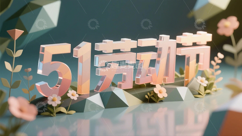 51劳动节艺术字2