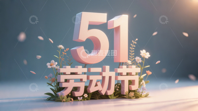 51劳动节艺术字6