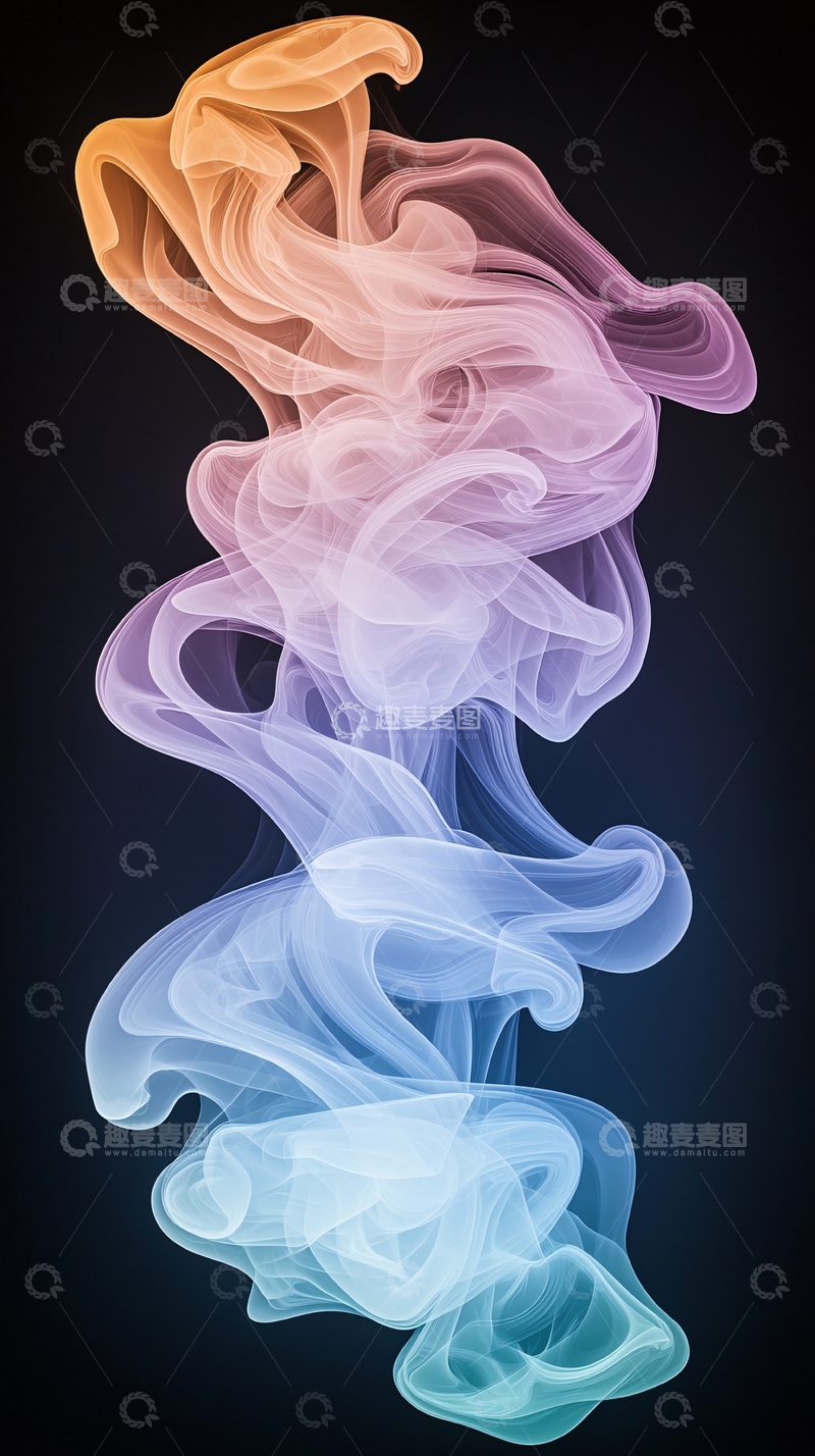 高清大图下载【趣麦麦图】彩色烟雾高清图片
