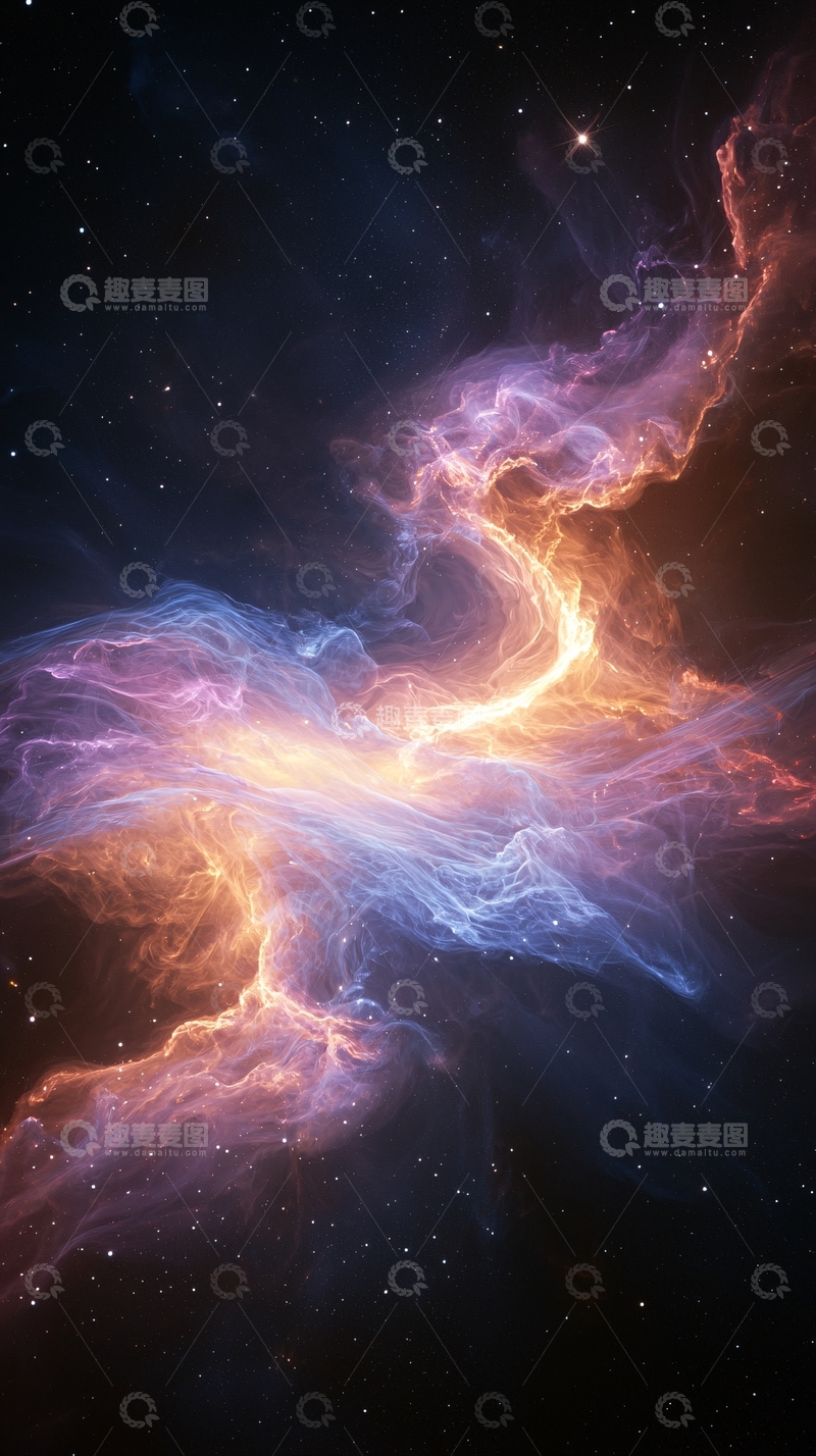 高清大图下载【趣麦麦图】星云弥漫的宇宙