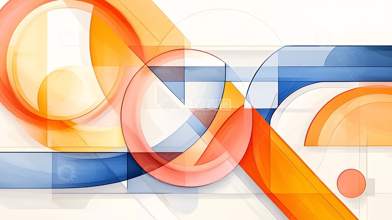 高清大图下载【趣麦麦图】抽象几何图形背景