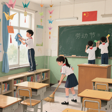 劳动节班级劳动