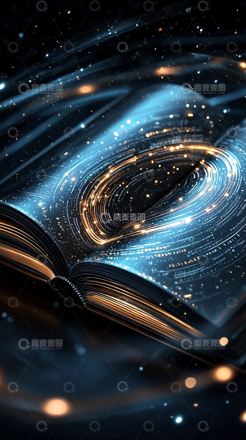 高清大图下载【趣麦麦图】魔法书籍高清图片