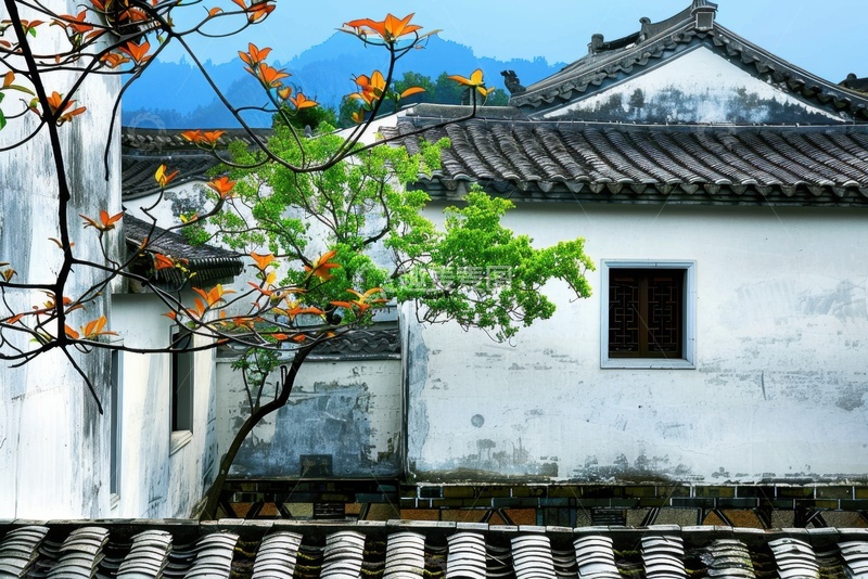 高清大图下载【趣麦麦图】江南小镇建筑风景