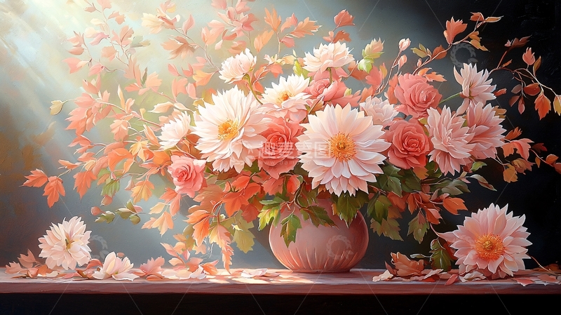 高清大图下载【趣麦麦图】粉色系花卉高清图片