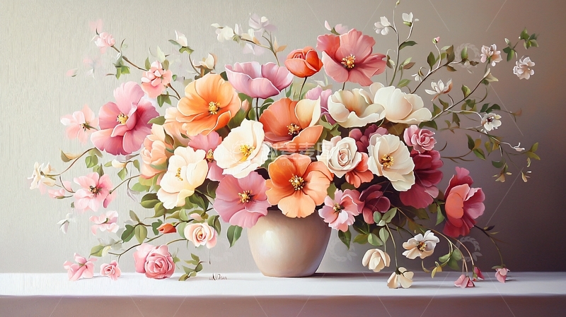 高清大图下载【趣麦麦图】色彩缤纷的花束