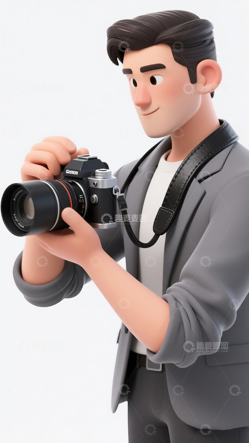 3D卡通摄影师IP