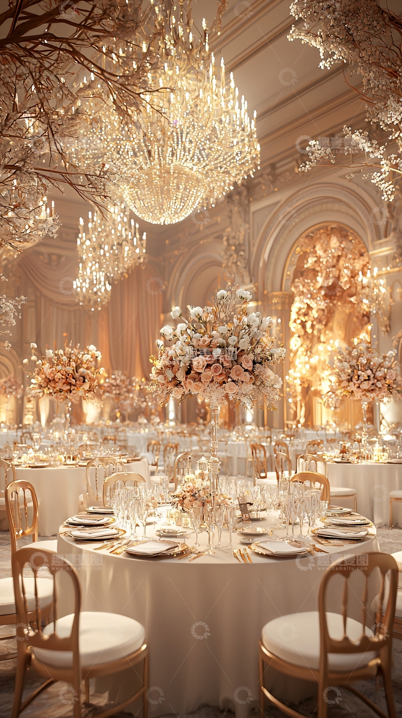 高清大图下载【趣麦麦图】奢华婚礼场地布置
