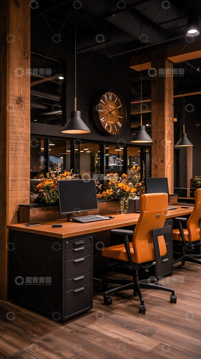 高清大图下载【趣麦麦图】现代办公室工作区