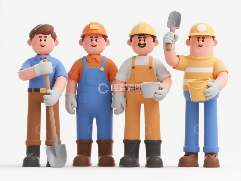 五一劳动节卡通人物13
