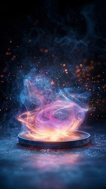 奇幻魔法能量汇聚效果