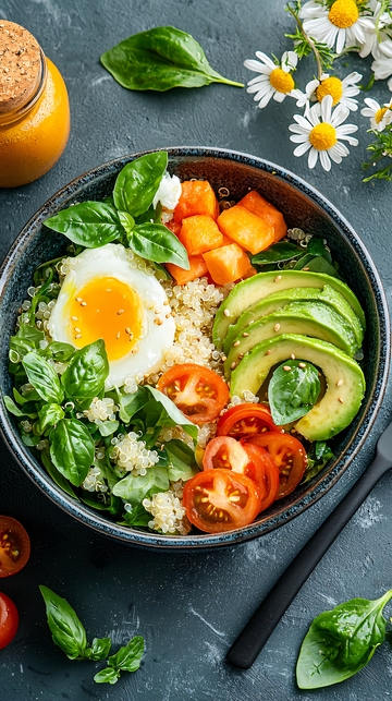 营养均衡的健康沙拉