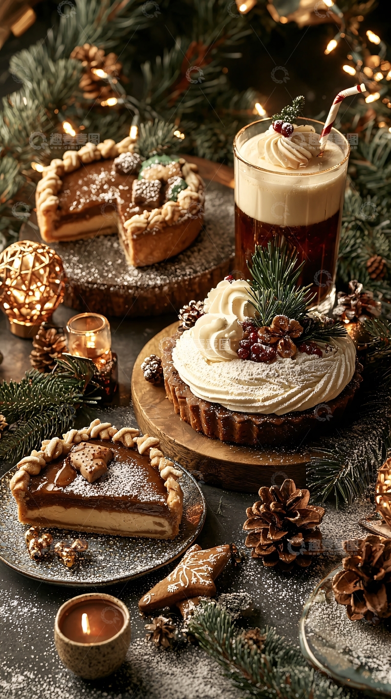 高清大图下载【趣麦麦图】节日美食装饰