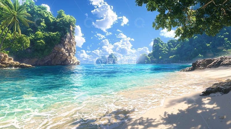 高清大图下载【趣麦麦图】热带海滩高清图片