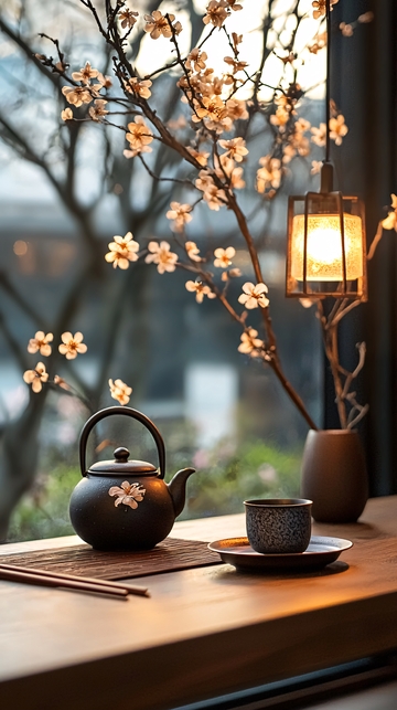 茶室一角高清图片