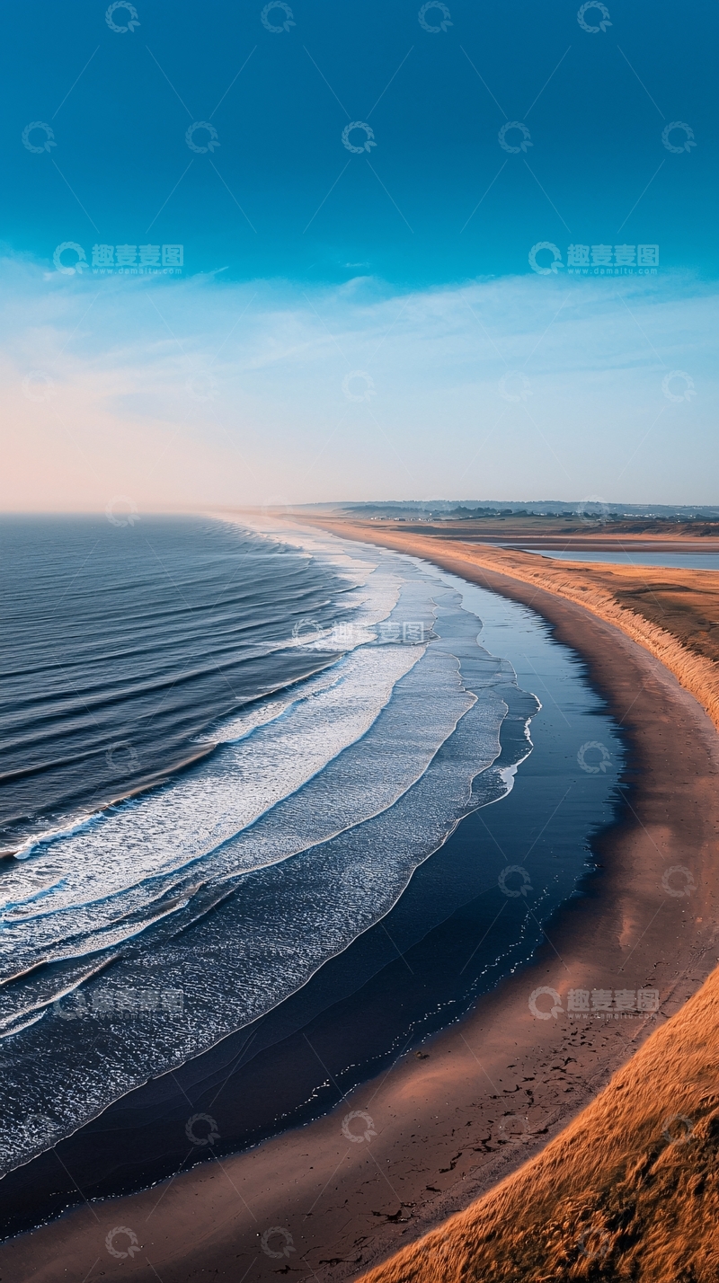 高清大图下载【趣麦麦图】开阔海景高清图片
