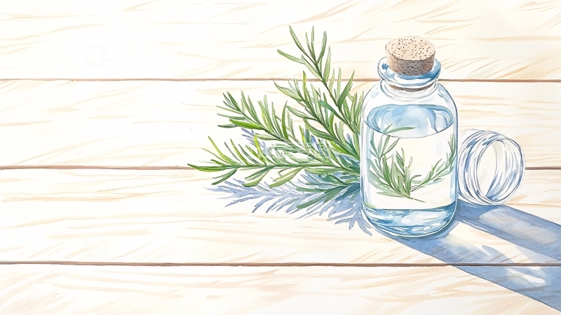 高清大图下载【趣麦麦图】植物精油瓶在木板上