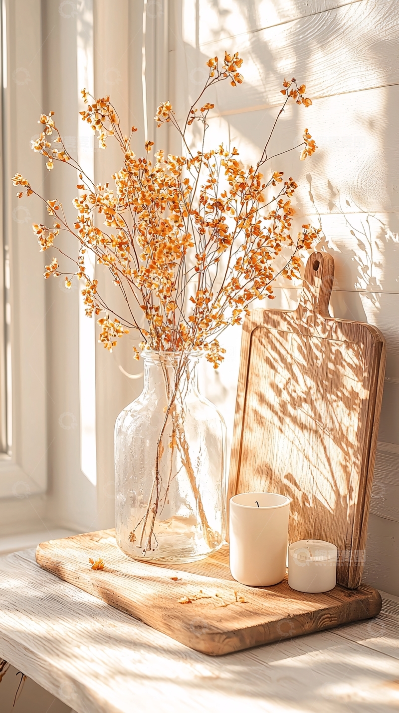 高清大图下载【趣麦麦图】阳光透过窗户的静物