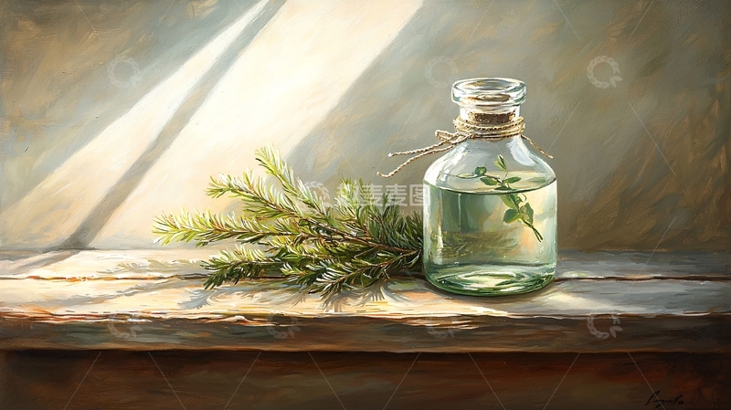 高清大图下载【趣麦麦图】植物精油瓶高清图片