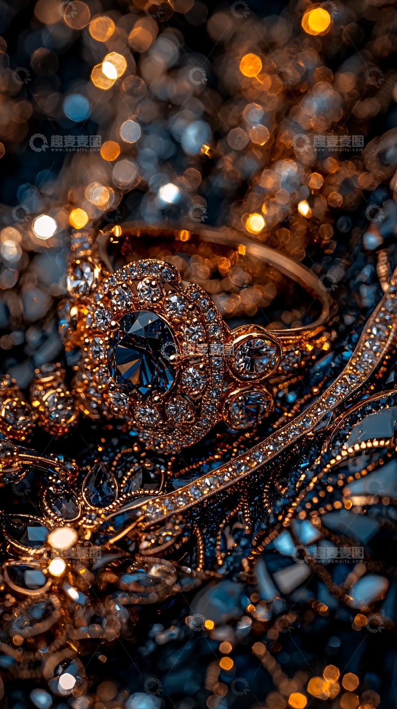 高清大图下载【趣麦麦图】精美戒指项链珠宝首饰