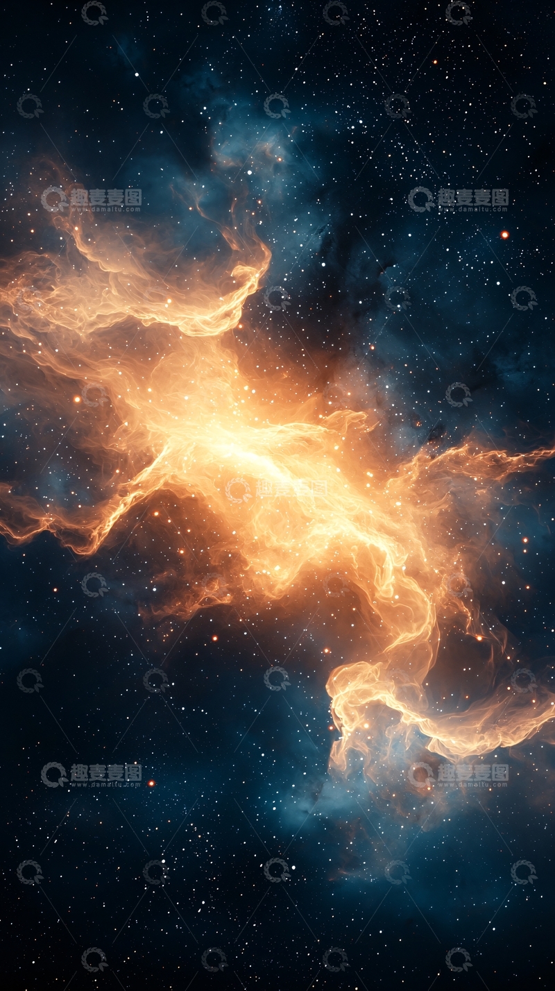 高清大图下载【趣麦麦图】绚丽的星云高清图片