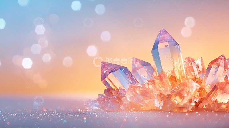 高清大图下载【趣麦麦图】闪耀的晶体簇
