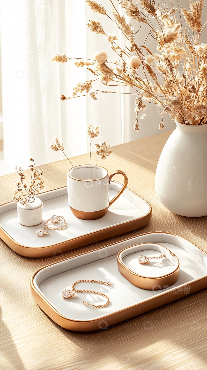 高清大图下载【趣麦麦图】精致的桌面静物摆拍