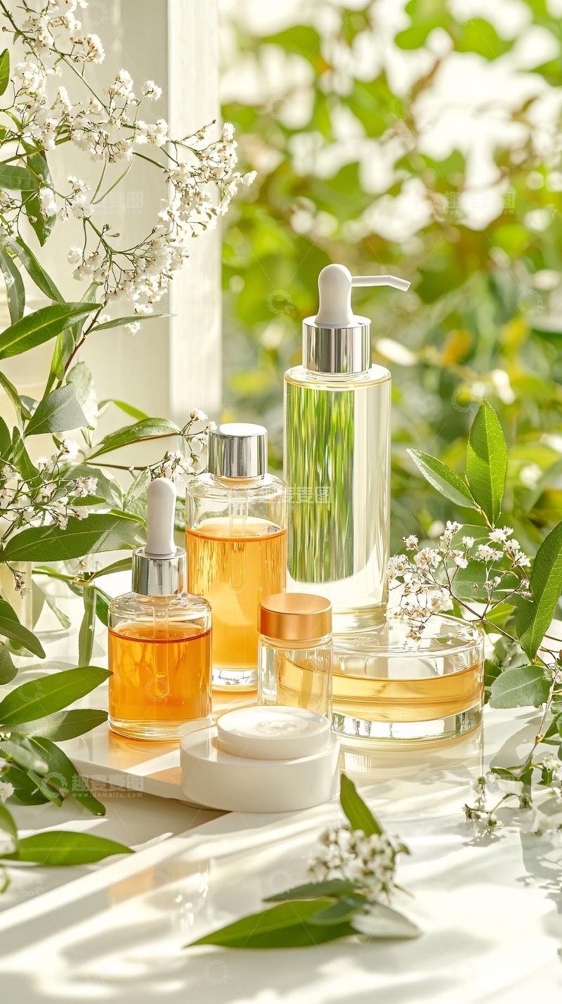 高清大图下载【趣麦麦图】清新护肤品高清图片