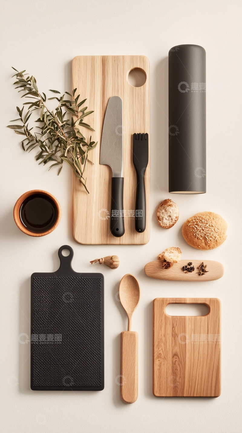高清大图下载【趣麦麦图】厨房用具静物摆拍