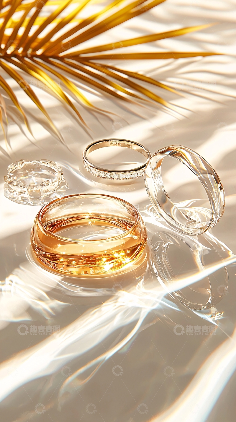 高清大图下载【趣麦麦图】透明戒指在阳光下
