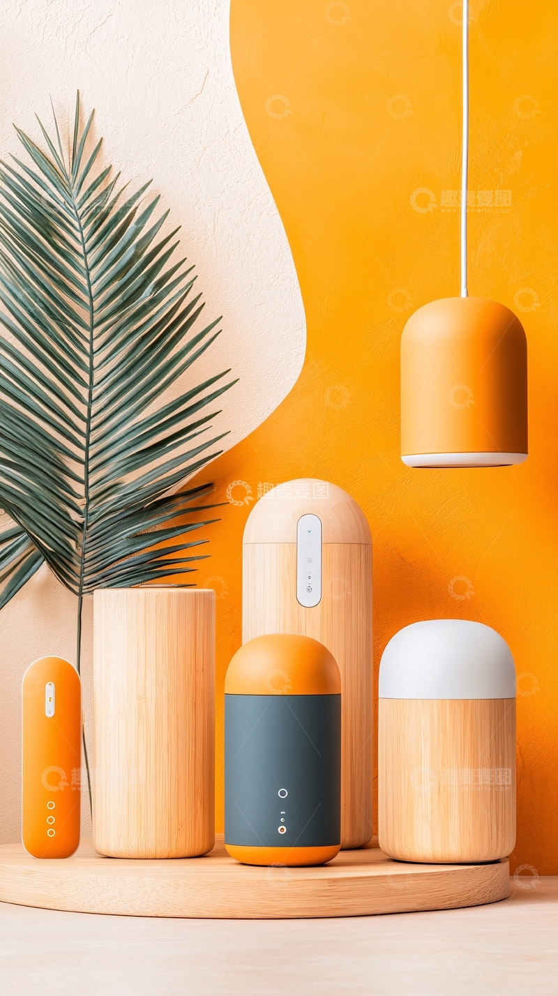 高清大图下载【趣麦麦图】橙色调产品高清图片