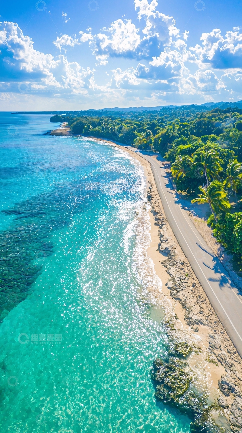 高清大图下载【趣麦麦图】热带海岸线风景