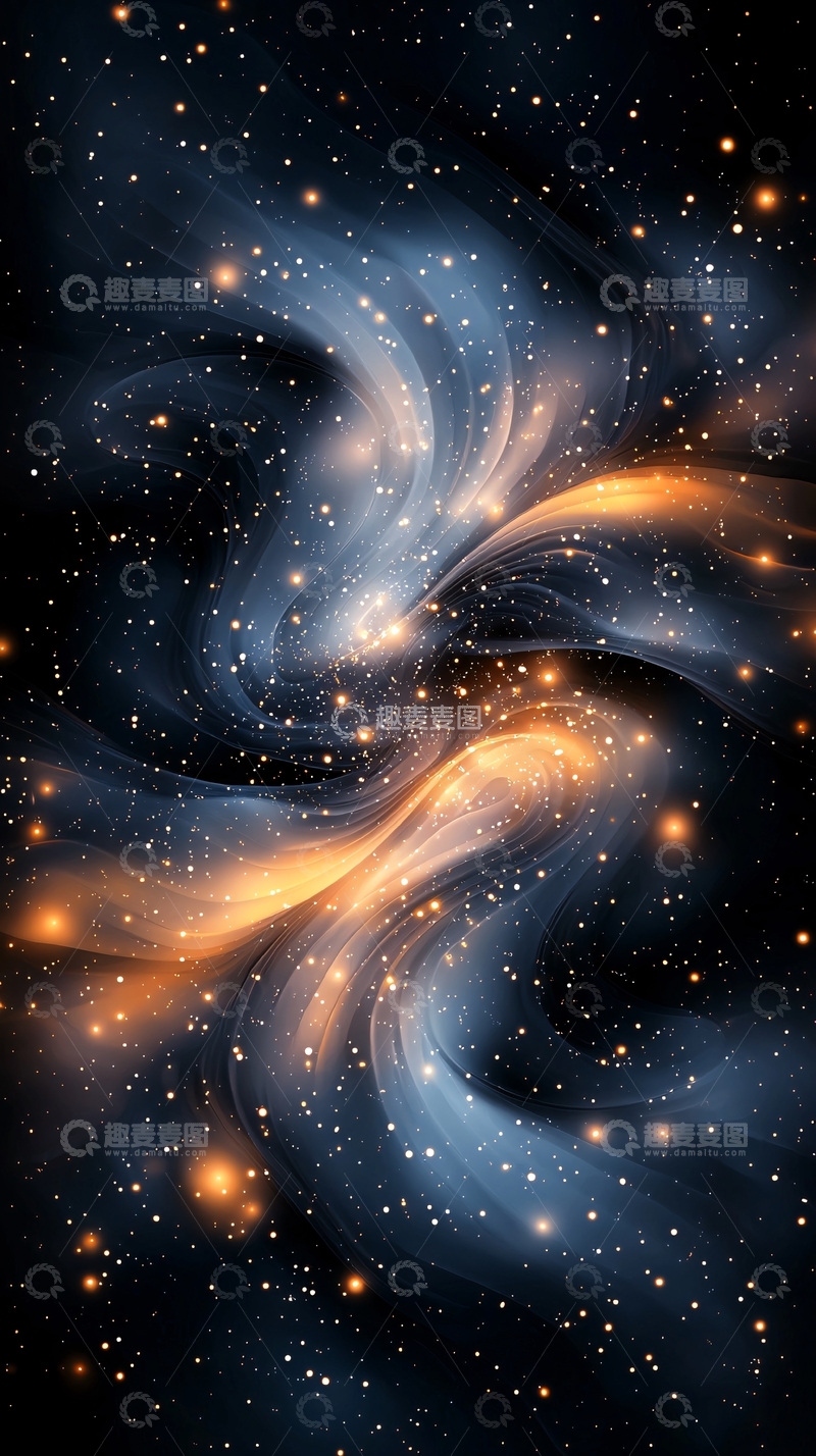 高清大图下载【趣麦麦图】星云漩涡高清图片