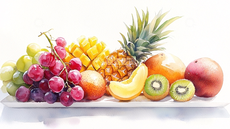 高清大图下载【趣麦麦图】一盘水果高清图片