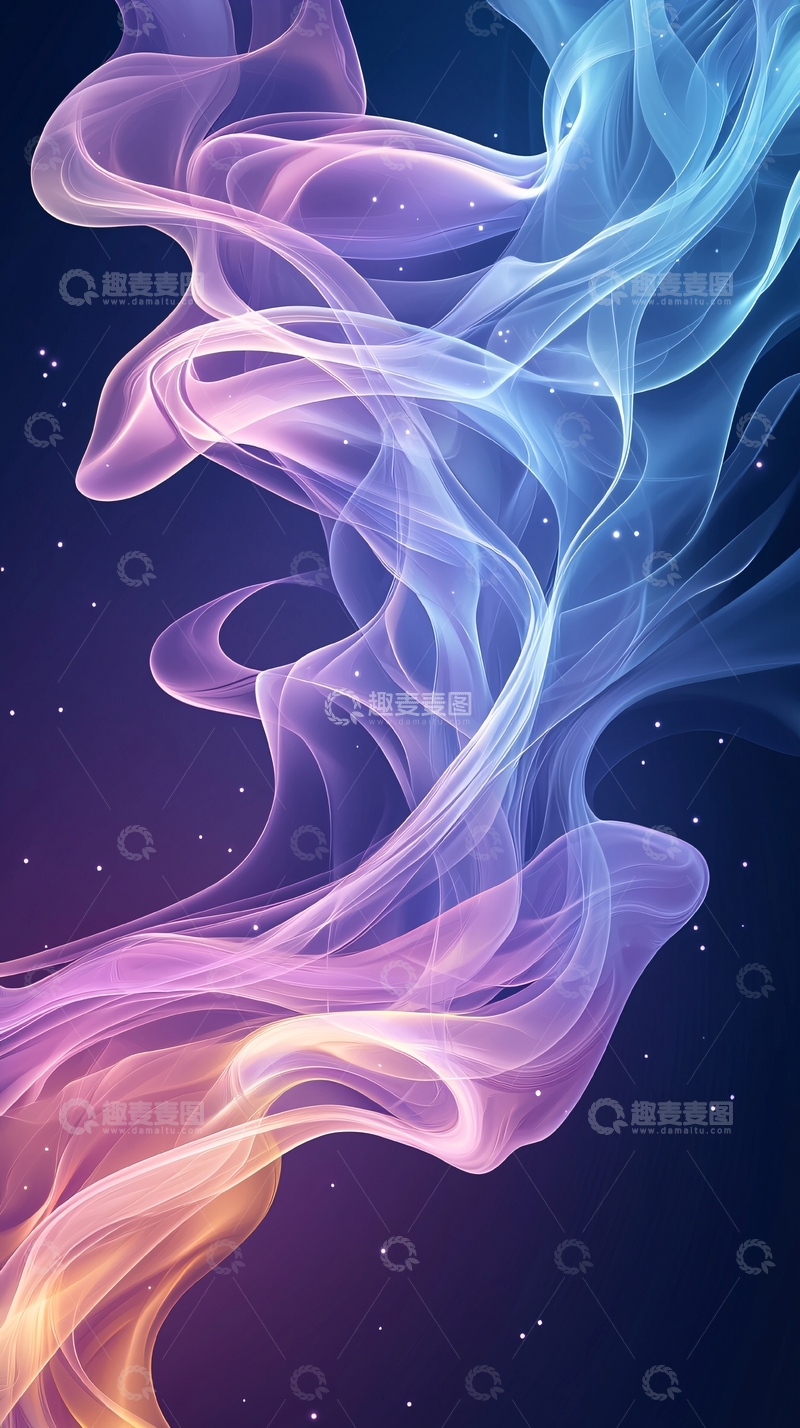 高清大图下载【趣麦麦图】抽象烟雾背景