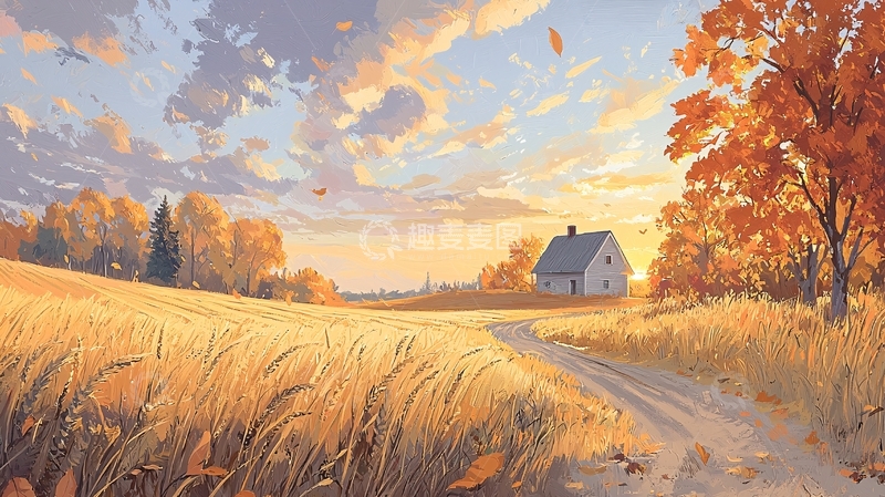 高清大图下载【趣麦麦图】秋日田园风光82