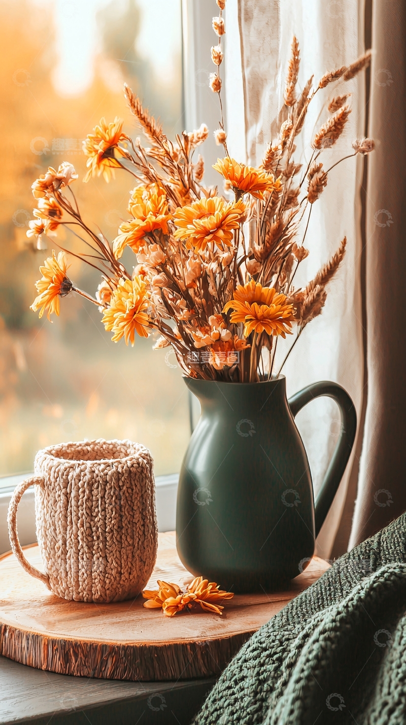 高清大图下载【趣麦麦图】窗边静物高清图片