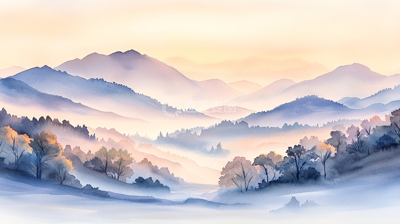 高清大图下载【趣麦麦图】水墨山水画意境唯美