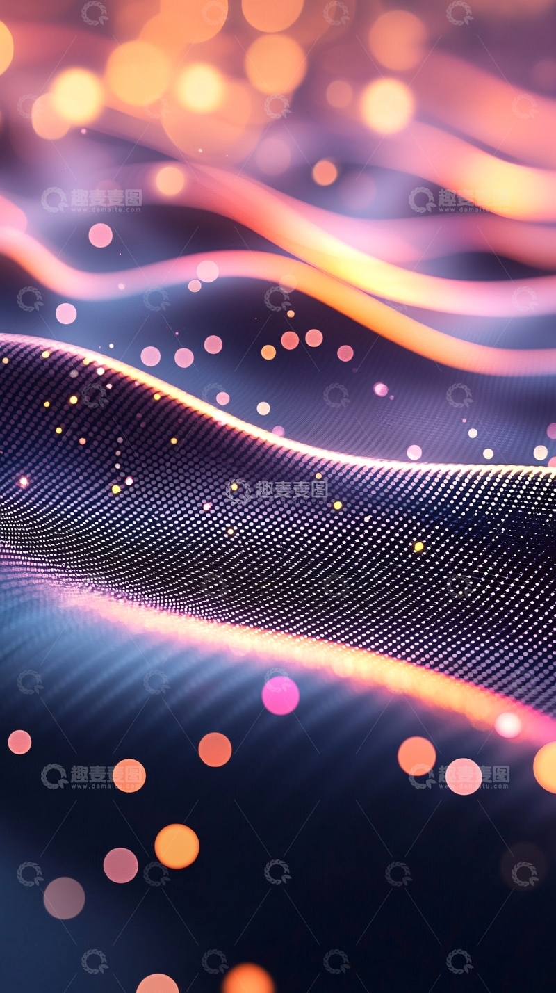 高清大图下载【趣麦麦图】抽象光线背景