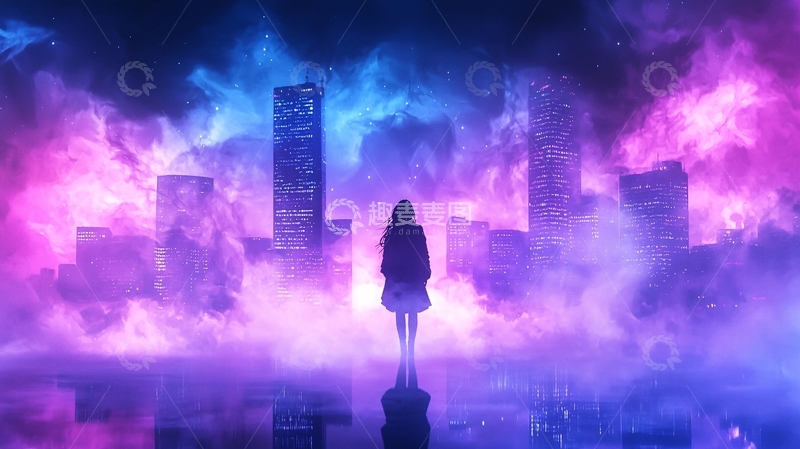 高清大图下载【趣麦麦图】城市夜景高清图片