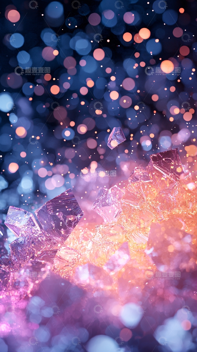 高清大图下载【趣麦麦图】水晶与光斑的唯美画面