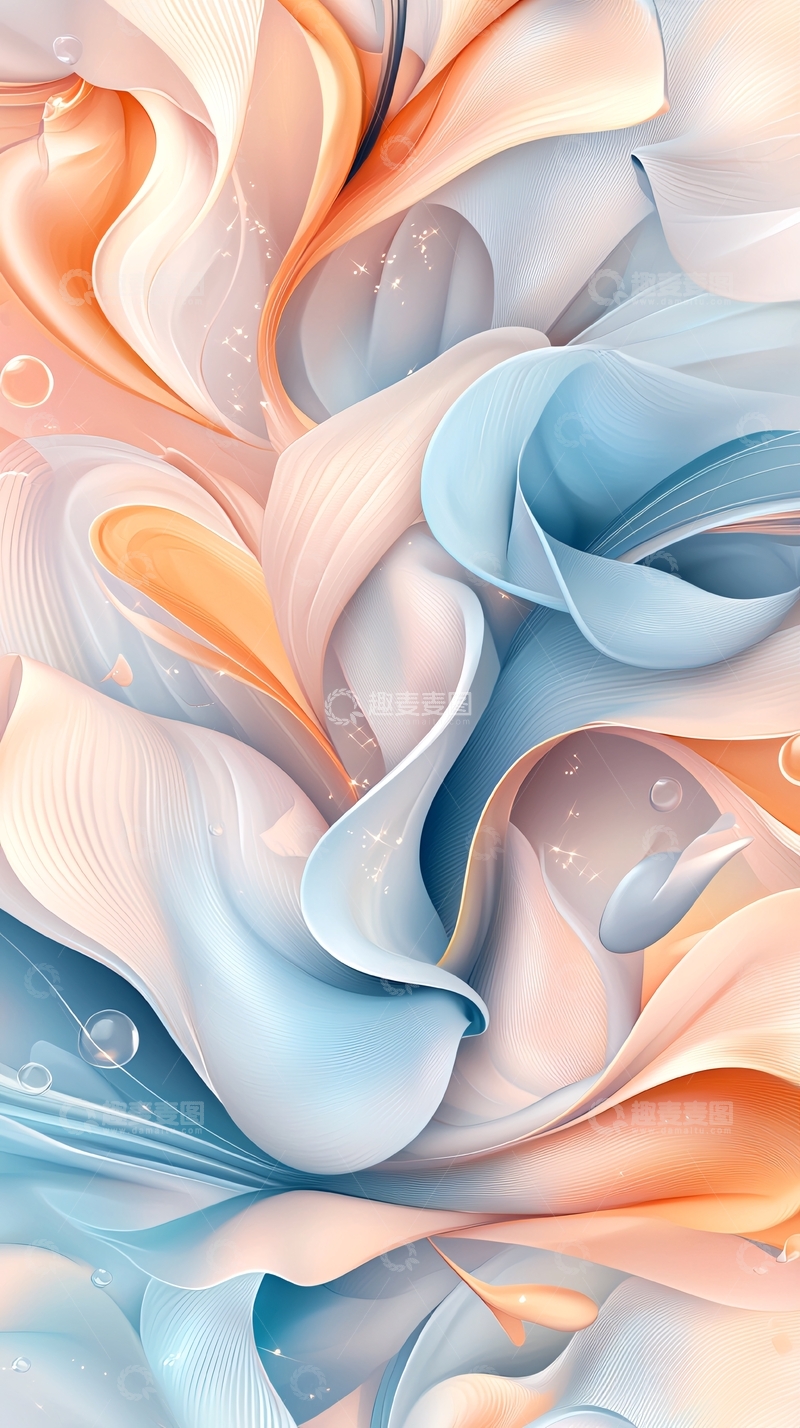 高清大图下载【趣麦麦图】抽象艺术漩涡